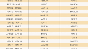 calendario com datas de restituicao tributaria