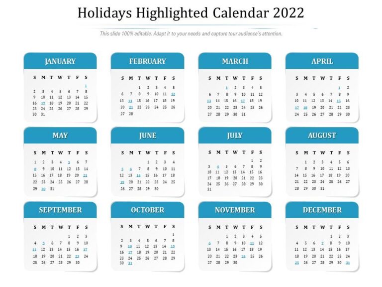 calendario com feriados destacados
