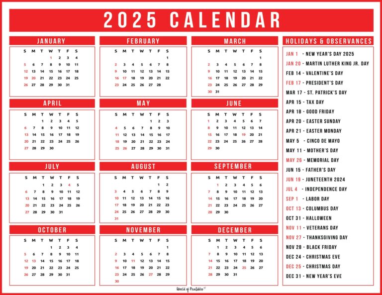 Segunda-feira é Feriado de Que Descubra os Principais Feriados! 35 calendario com feriados destacados em vermelho