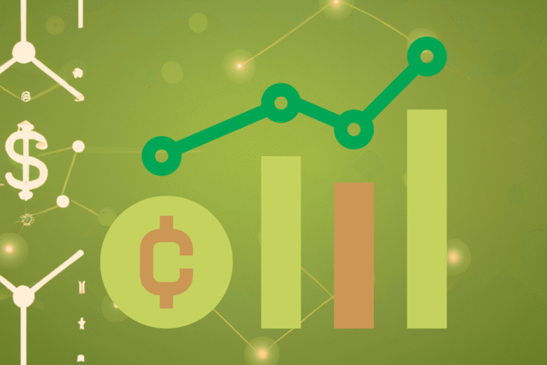 caminho com moedas e crescimento financeiro