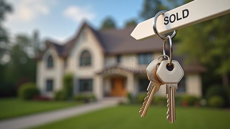 O Que É Hipoteca Nos Estados Unidos e Como Funciona 19 casa com sinal de vendido e chaves