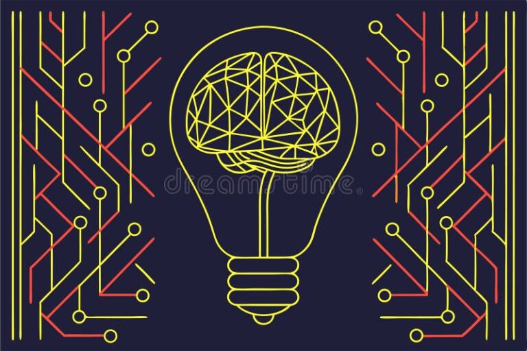 Quais São as Ideias de Produtos Inovadores que Ainda Não Existem 43 cerebro humano rodeado por lampadas acesas