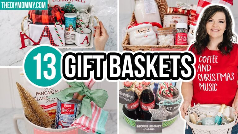 Quais são as melhores ideias para montar uma cesta de Natal simples 33 cesta de natal decorada com itens simples