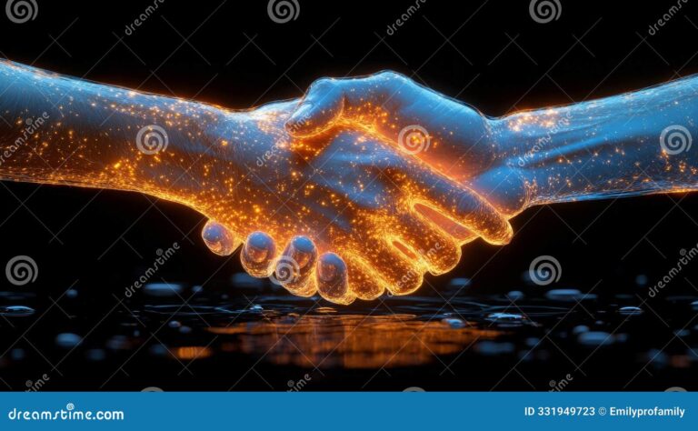 duas maos se encontrando simbolizando colaboracao