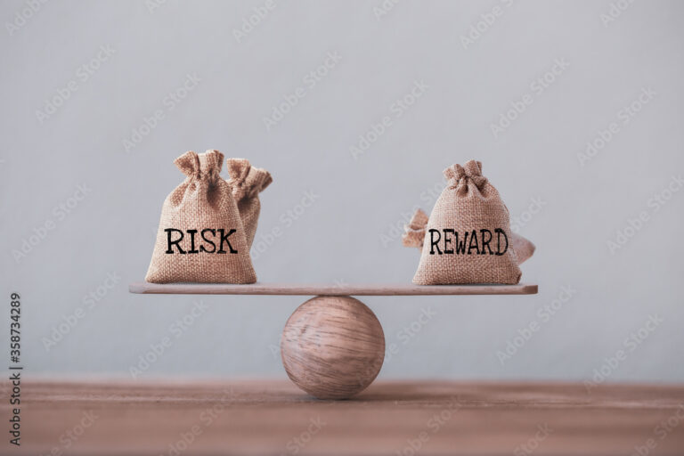 escala de equilibrio entre risco e recompensa
