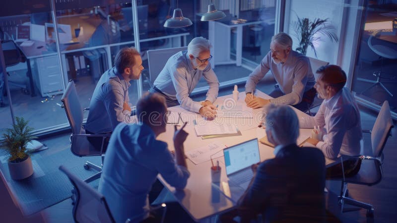 grupo de pessoas discutindo estrategias de campanha