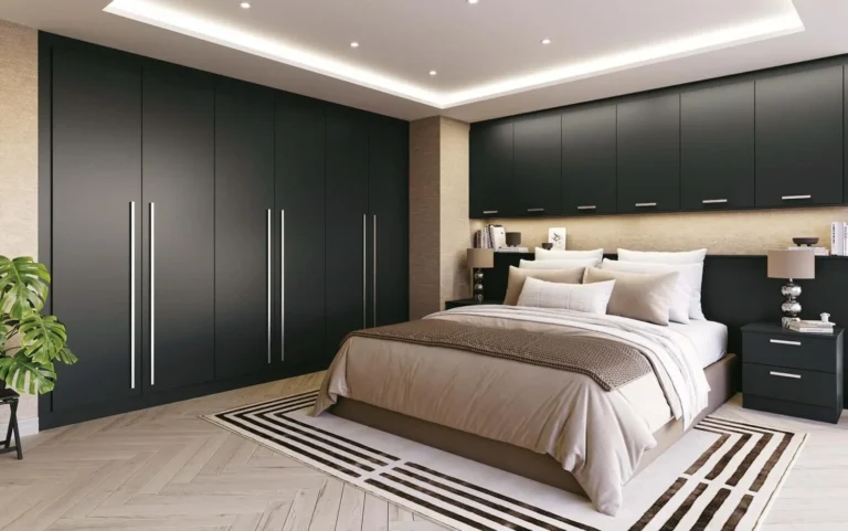Como escolher um guarda-roupa com cama em cima que economize espaço 3 guarda roupa com cama embutida moderna