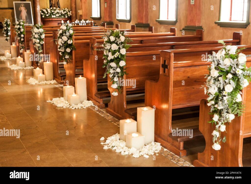 Como Decorar uma Igreja para um Casamento Simples e Elegante