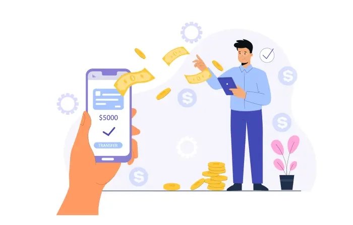 Quais São as Mudanças no Pix a Partir de Novembro 1 ilustracao de transacoes digitais com