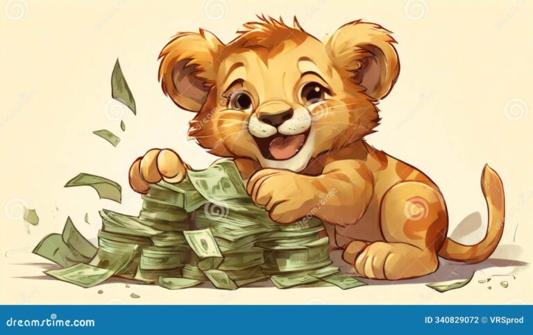 Como Funciona o Carnê Leão e Como Declarar Corretamente 15 ilustracao de um leao com dinheiro