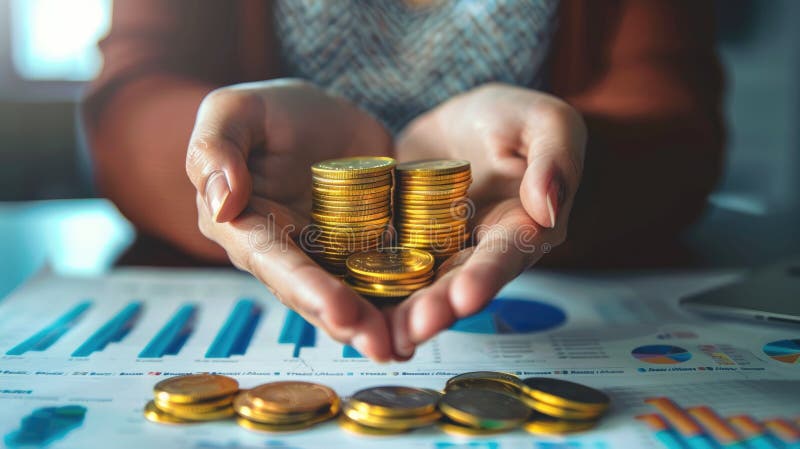 maos segurando dinheiro e documentos financeiros