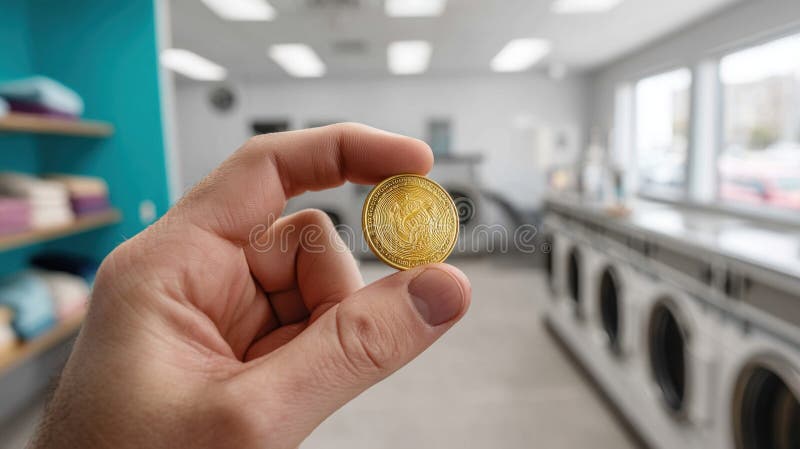 maos segurando moedas brilhantes 1