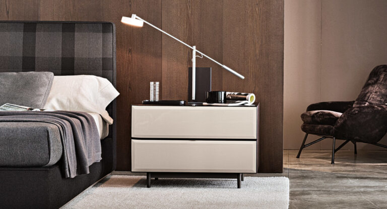 mesa de cabeceira minimalista e elegante