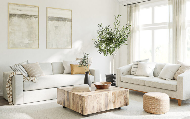 Por que escolher uma mesa quadrada sem cadeiras para sua decoração 16 mesa quadrada minimalista em ambiente aconchegante