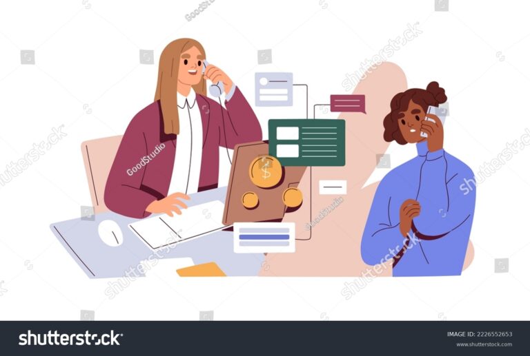 pessoa conversando com um agente bancario