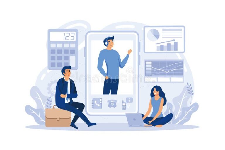 pessoas consultando informacoes financeiras online