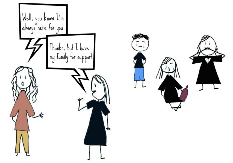 relato de uma familia em luto