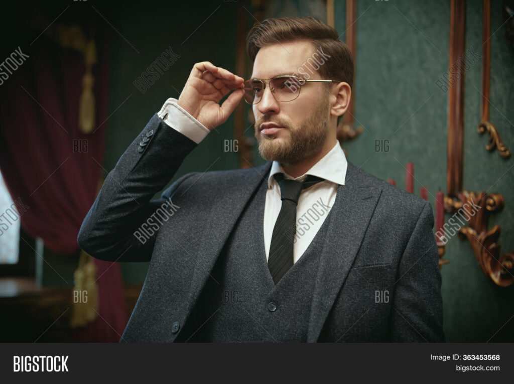 retrato de uma pessoa elegante e rica