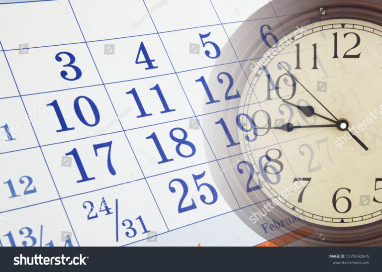 Depois de Ser Mandado Embora, Quantos Dias para Receber o FGTS 32 tempo passando com um calendario e relogio