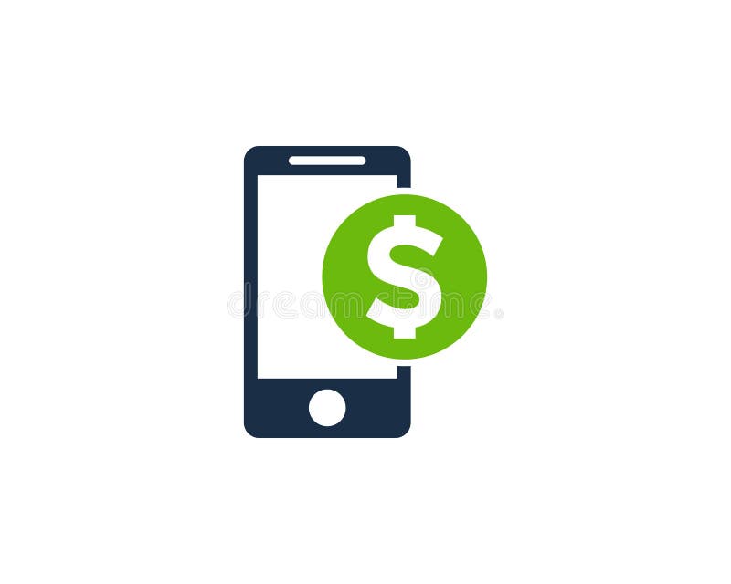 um smartphone com icones de dinheiro